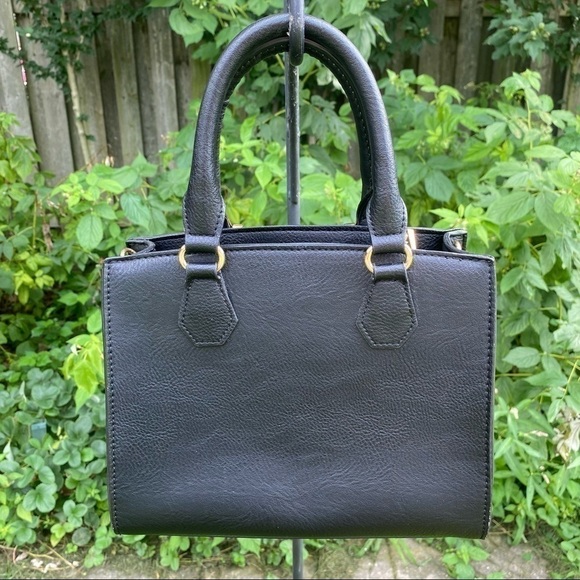 NWOT Aldo Black  Faux Leather Small Handbag - Picture 10 of 12